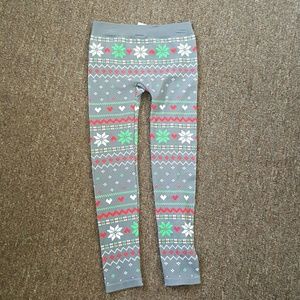 XL girl Christmas leggings
